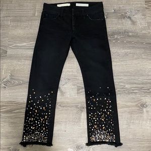 🆕Pilcro and the Letterpress Black Slim Jeans 27P
